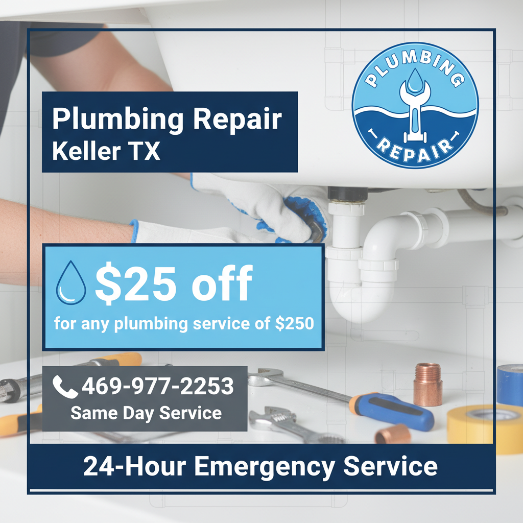 Plumbing Repair Coupon Keller TX - Discount Offer